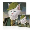 New York Puzzle Pets | Fantasy & Space Travel | Snowball - Cat Detective Mini 100 Piece Mini Puzzle
