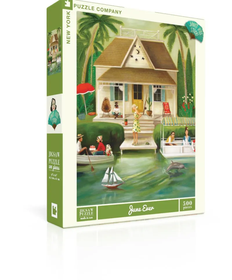 New York Puzzle Nautical, Coastal & Ocean Life | Splendid Summer Home 500 Piece Jigsaw Puzzle
