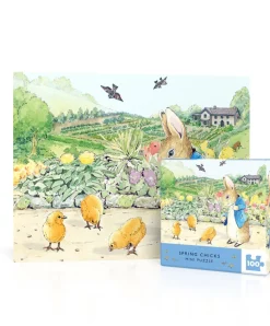 New York Puzzle Spring, Easter & Summer | Botanical, Garden & Farm | Spring Chicks Mini 20 Piece Mini Puzzle