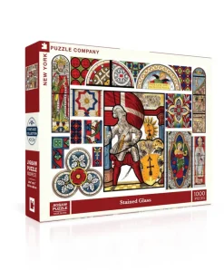 New York Puzzle Museum, Theatre, Arts & Music | Collections, Collage & Busy Scenes | Stained Glass 1000 Piece Jigsaw Puzzle