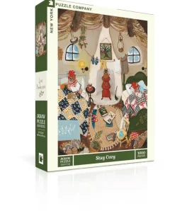 New York Puzzle Whimsical | Christmas & Winter | Stay Cozy 1000 Piece Jigsaw Puzzle