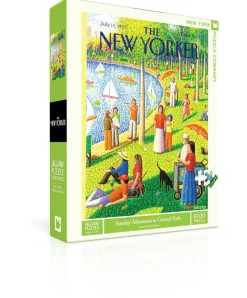 New York Puzzle Travel, Maps & Cities | New York City | Sunday Afternoon in Central Park 1000 Piece Jigsaw Puzzle