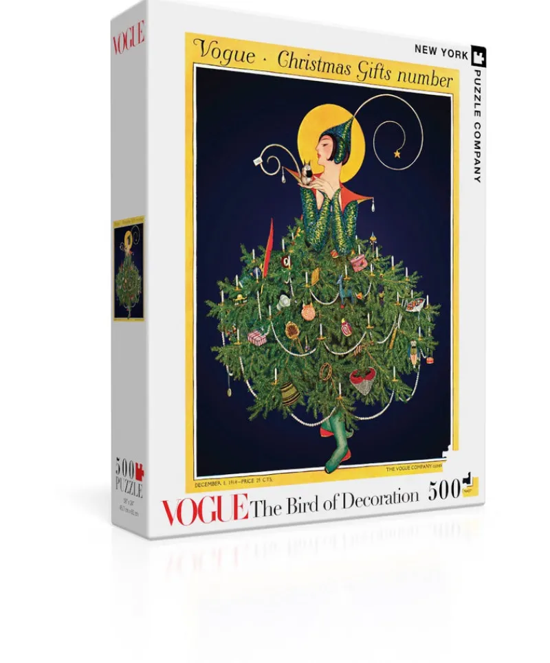 New York Puzzle Christmas & Winter | The Bird of Decoration 500 Piece Jigsaw Puzzle