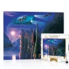 New York Puzzle Fantasy & Space Travel | Books & Reading | The Enchanted Car Mini 100 Piece Mini Puzzle