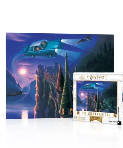 New York Puzzle Fantasy & Space Travel | Books & Reading | The Enchanted Car Mini 100 Piece Mini Puzzle