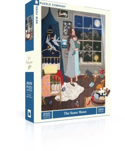 New York Puzzle Mountains, Valleys & Plains | Love | The Same Moon 1000 Piece Jigsaw Puzzle
