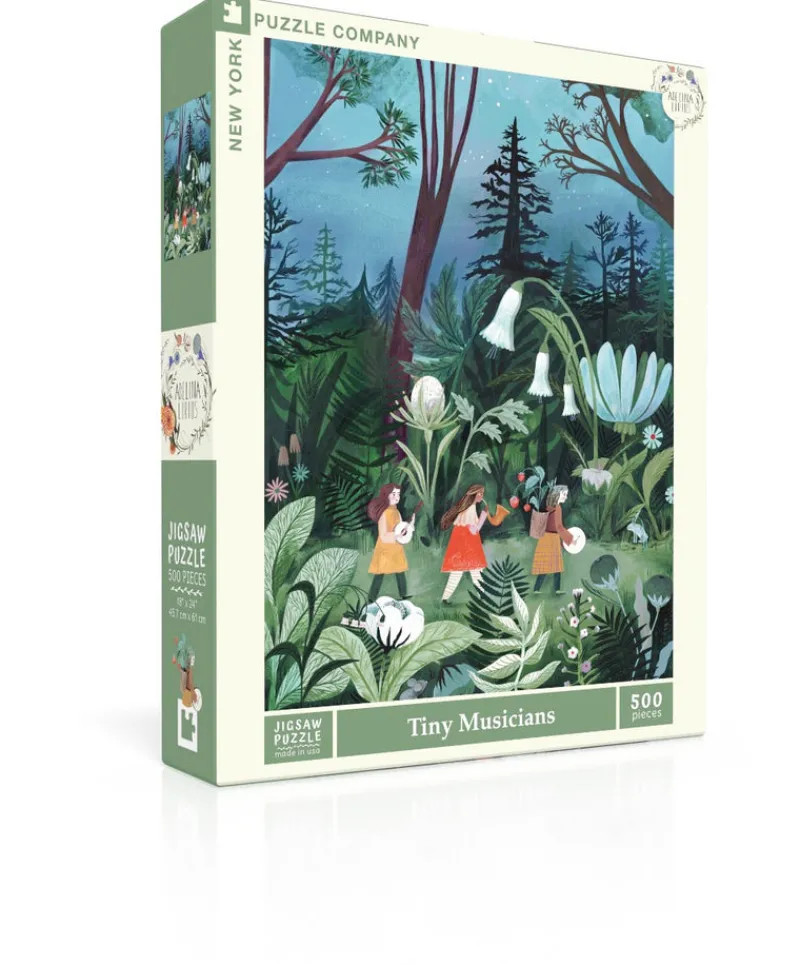 New York Puzzle Whimsical | Museum, Theatre, Arts & Music | Tiny Musicians 500 Piece Jigsaw Puzzle