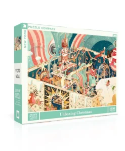 New York Puzzle Fantasy & Space Travel | Christmas & Winter | Unboxing Christmas 1000 Piece Jigsaw Puzzle