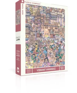 New York Puzzle Travel, Maps & Cities | Collections, Collage & Busy Scenes | Vibrant Varanasi 1000 Piece Jigsaw Puzzle