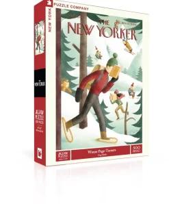 New York Puzzle Mountains, Valleys & Plains | Christmas & Winter | Winter Page-Turners 500 Piece Jigsaw Puzzle