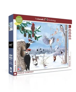 New York Puzzle Christmas & Winter | Birds & Wildlife | Winter Trail 1000 Piece Jigsaw Puzzle